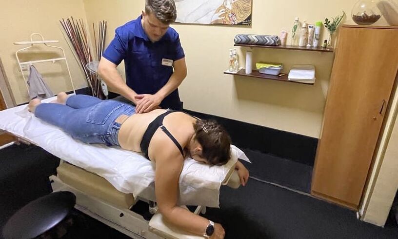 терапевтичен масаж за остеохондроза